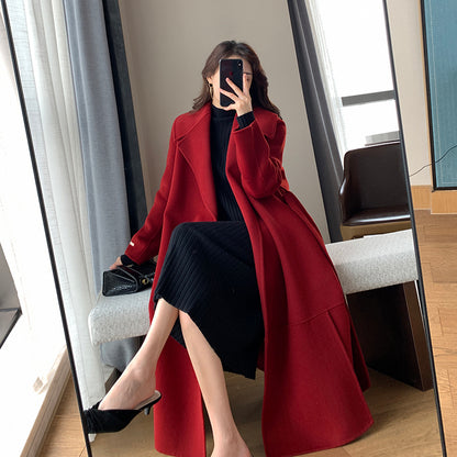 Red Wool Coat - Winter