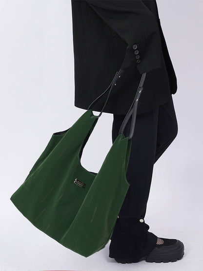 Silky Green Shoulder Bag