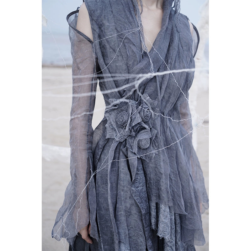 Silk Pleated Coat