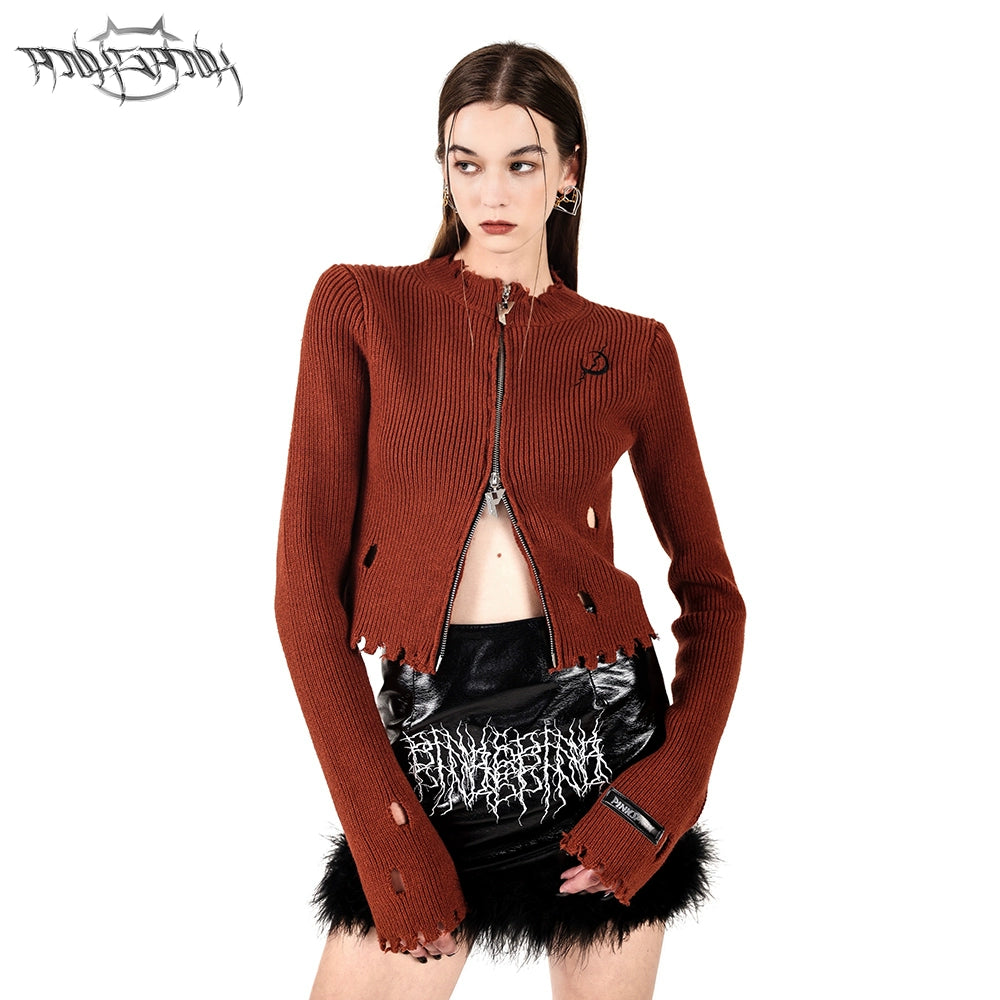 Ostrich Leather Short Skirt