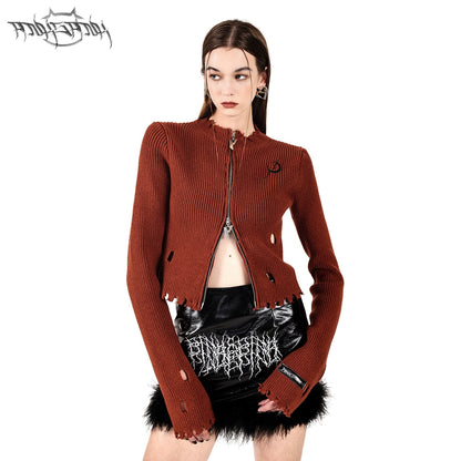 Ostrich Leather Short Skirt