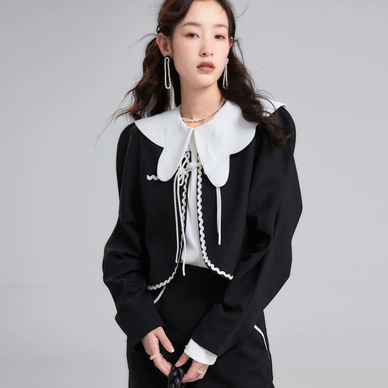 Ear UARE Vintage Sheep Leg Sleeve Coat