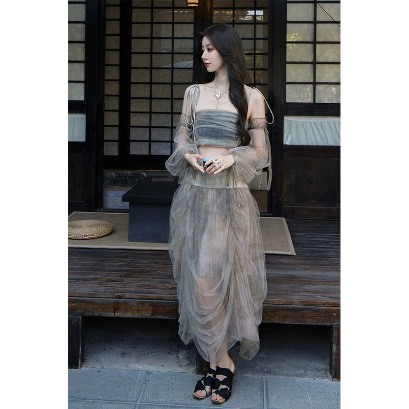 Sweet Strap Skirt: Spring/Summer