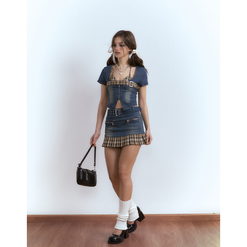 Spice Girls Denim Skirt Set