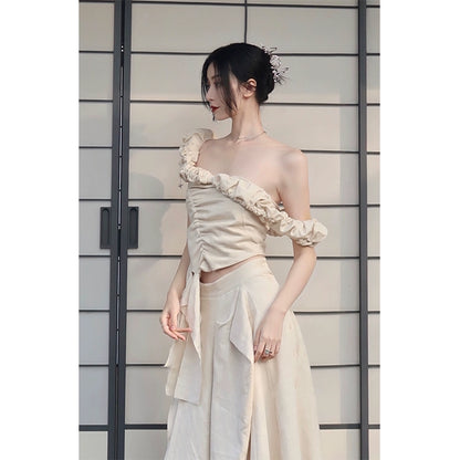 Off White Fairy Bra Top: printemps