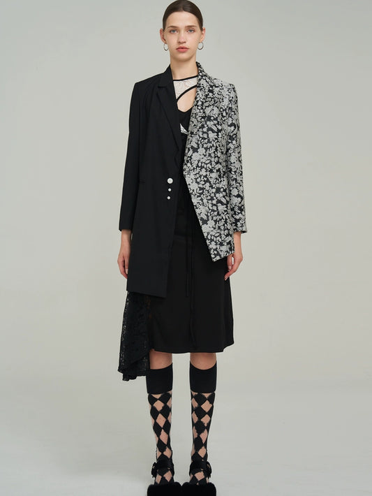 Jacquard Autumn Coat