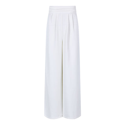 Zenki White Wide Leg Pants