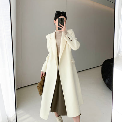 White Wool Coat - Winter