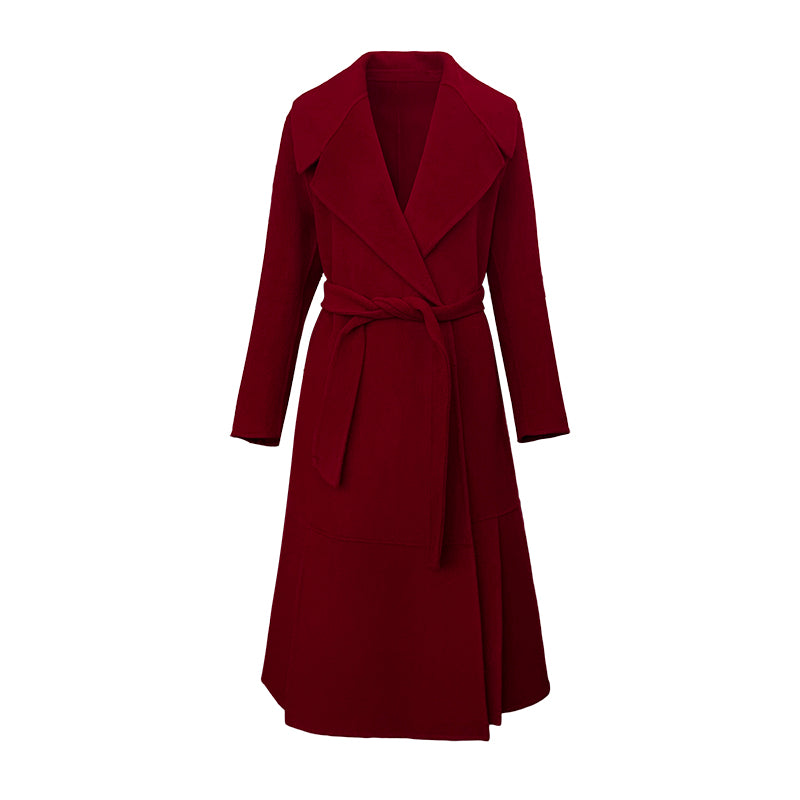 Red Wool Coat - Winter