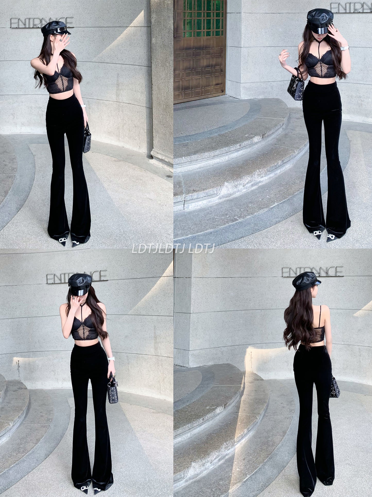 Velvet Slim Pants