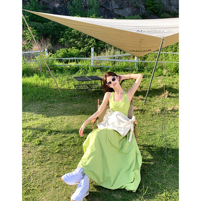 Energetic Green Summer Dress